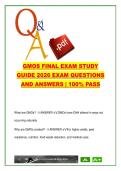 GMOS Final Exam Study Guide 2026 &ndash; 40 Exam Questions & Answers &ndash; CRISPR&comma; Bt Crops & Genetic Engineering