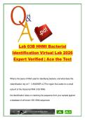 Lab 03B HHMI Bacterial Identification Virtual Lab 2026 &ndash; 85 Exam Questions & Answers &ndash; 16S rRNA&comma; PCR&comma; Gel Electrophoresis & BLAST