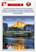 Test bank Auditing assurance servicesAuditing assurance services11th edition ALL NEEDED TO PASS