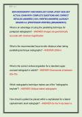 BDA RADIOGRAPHY AND RADIOLOGY EXAM LATEST 2026-2027  ACTUAL EXAM WITH COMPLETE QUESTIONS AND CORRECT  DETAILED ANSWERS &lpar;100&percnt; VERIFIED ANSWERS&rpar; &vert;ALREADY  GRADED A&plus;&vert; &vert;&vert;PROFESSOR VERIFIED&vert;&vert; &vert;&vert;BRANDNEW&excl;&excl;&excl;&vert;&vert; 