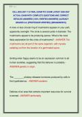 CELL BIOLOGY 112 FINAL EXAM PCC EXAM LATEST 2026-2027  ACTUAL EXAM WITH COMPLETE QUESTIONS AND CORRECT  DETAILED ANSWERS &lpar;100&percnt; VERIFIED ANSWERS&rpar; &vert;ALREADY  GRADED A&plus;&vert; &vert;&vert;PROFESSOR VERIFIED&vert;&vert; &vert;&vert;BRANDNEW&excl;&excl;&excl;&vert;&vert; 