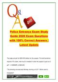 Police Entrance Exam 2026 &ndash; 40 Practice Questions & 100&percnt; Correct Answers &ndash; Math&comma; Grammar & Logical Reasoning