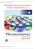 Microeconomics 9th Edition Test Bank 2026 &ndash; Jeffrey M&period; Perloff PDF &vert; ISBN 978-1292446448