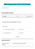 NWCA Review Exam with Correct Answers 