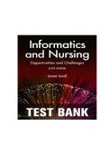 Test Bank for Informatics and Nursing&colon; Opportunities and Challenges&comma; 6th Edition by Sewell&comma; Turley&comma; & Sittig &mdash; Complete Verified Practice Questions