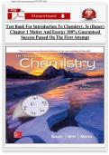  STUDY BUNDLE FOR Test Bank for Introduction to Chemistry&comma; 5th Edition by Rich Bauer &vert; All Chapters &vert; Verified Q&A &vert; Complete Guide BOTH 2025 AND 2026 UPDATE