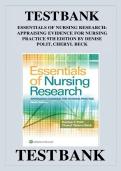 Test bank essentials of nursing research appraising evidence for nursing practice