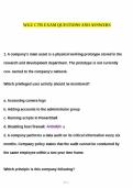 WGU C795 EXAM QUESTIONS AND ASNWERS