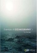 TEST BANK FOR Essentials of Oceanography 7th Edition by Tom Garrison ISBN&colon;9781285753867 COMPLETE GUIDE All CHAPTERS COVERED 100&percnt; VERIFIED A&plus; GRADE ASSURED&excl;&excl;&excl;&excl;&excl; NEW LATEST UPDATE&excl;&excl;&excl;&excl;&excl;