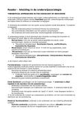 Samenvatting Reader -  Inleiding in de Onderwijssociologie &lpar;PABAP046&rpar;