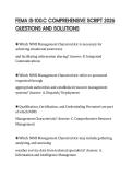 FEMA IS-100&period;C COMPREHENSIVE SCRIPT 2026 QUESTIONS AND SOLUTIONS