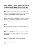 FEMA IS-100&period;C CERTIFICATION EVALUATION 2026 FULL QUESTIONS WITH SOLUTIONS
