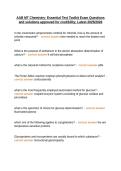 AAB MT Chemistry- Essential Test Toolkit Exam Questions and solutions approved for credibility&semi; Latest 2025&sol;2026