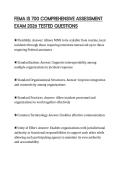 FEMA IS 700 COMPREHENSIVE ASSESSMENT EXAM 2026 TESTED QUESTIONS