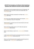 AAB MT Final Competency Certification Study Guide Exam Questions with Certified for Accuracy Answers 2025&sol;2026