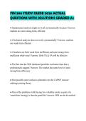 FIN 306 STUDY GUIDE 2026 ACTUAL QUESTIONS WITH SOLUTIONS GRADED A&plus;