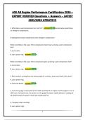 ASE A8 Engine Performance Certification 2026 -EXPERT VERIFIED QUESTIONS &plus; ANSWERS - LATEST 2025&sol;2026 UPDATE&excl;&excl;&excl;&excl;&excl;