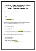 ASE A8 sec 4 Engine Performance Certification style quiz 2026 -EXPERT VERIFIED QUESTIONS &plus; ANSWERS - LATEST 2025&sol;2026 UPDATE&excl;&excl;&excl;&excl;&excl;