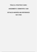 ASSIGNMENT 1  ANSWERS &lpar;265331&rpar; TLI4801