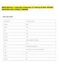 MMSC200 Exam 1 &lpar;University of Delaware&comma; Dr&period; Narula&rpar; ACTUAL UPDATED  QUESTIONS AND CORRECT ANSWERS 
