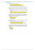 C202 Midterm Practice Questions on HR Management &vert; Accurate & Verified Answers to  Pass Actual Exam