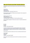 Wgu C215 Practice Exam With Complete Solutions