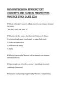 PATHOPHYSIOLOGY INTRODUCTORY CONCEPTS AND CLINICAL PERSPECTIVES PRACTICE STUDY GUIDE 2026