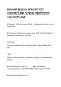 PATHOPHYSIOLOGY INTRODUCTORY CONCEPTS AND CLINICAL PERSPECTIVES TEST SCRIPT 2026