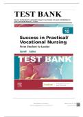 Test Bank for Success in Practical&sol;Vocational Nursing&colon; From Student to Leader&comma; 10th Edition by Knecht &mdash; ISBN 9780323810173