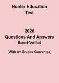 Hunter Education Test Study Guide PDF &vert; Hunter Safety Certification Practice Questions & Exam Review