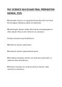 PAX SCIENCE NLN EXAMS FINAL PREPARATION MANUAL 2026