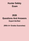 Hunter Safety 2026 Exam Study Guide PDF &vert; Updated Certification Practice Test & Questions