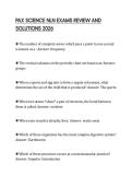 PAX SCIENCE NLN EXAMS REVIEW AND SOLUTIONS 2026