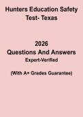 Texas Hunters Education Safety Test Study Guide PDF &vert; Practice Questions & Hunter Safety Exam Review