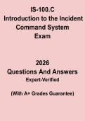 IS-100&period;C Introduction to the Incident Command System Study Guide PDF &vert; FEMA ICS 100 Practice Test & Exam Review