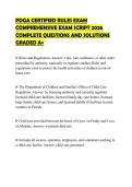 PDGA CERTIFIED RULES EXAM COMPREHENSIVE EXAM SCRIPT 2026 COMPLETE QUESTIONS AND SOLUTIONS GRADED A&plus;