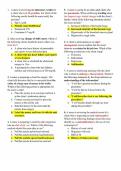Nursing Practice Exam Questions & Answers&period;
