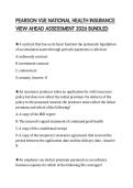 PEARSON VUE NATIONAL HEALTH INSURANCE VIEW AHEAD ASSESSMENT 2026 BUNDLED