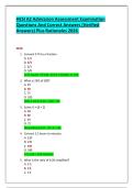 HESI A2 Admission Assessment Examination Questions And Correct Answers &lpar;Verified Answers&rpar; Plus Rationales 2026 