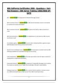RBS California Certification 2026 - Questions &plus; Verified Answers &vert; ABC Server Training &vert;2025&sol;2026 UPDATE