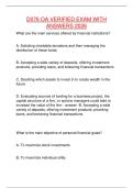 D076 OA VERIFIED EXAM WITH  ANSWERS 2026