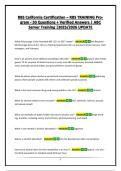 RBS California Certification &ndash; RBS TRAINING Program - 50 Questions &plus; Verified Answers &vert; ABC Server Training &vert;2025&sol;2026 UPDATE