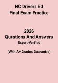 NC Drivers Ed Final Exam Practice Test PDF &vert; North Carolina Driver Education & Permit Exam Review