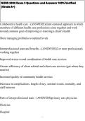 NURS 2030 Exam 3 Questions and Answers 100&percnt; Verified &lpar;Grade A&plus;&rpar;