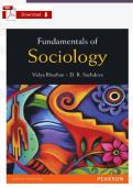 Study Guide & Handbook &ndash; Fundamentals of Sociology &lpar;Vidya Bhushan & D&period;R&period; Sachdeva&comma; Pearson 2016&rpar; &vert; Complete Chapters &vert; Concepts&comma; Theories&comma; Institutions & Global Society &lpar;E‑Book PDF&rpar;