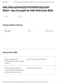 NSG 5140 ADVANCED PATHOPHYSIOLOGY EXAM &colon; Key Concepts for NSG 5140 Exam 2026