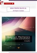 Quantum Mechanics&colon; Problems and Solutions &ndash; K&period; Kong Wan &vert; Complete Solutions Manual &vert; Fully Worked Problems &vert; 240&plus; Exercises &vert; Step‑by‑Step Quantum Mechanics Solutions &lpar;PDF&rpar;