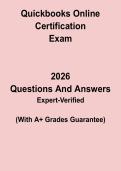 QuickBooks Online Certification Exam Study Guide PDF &vert; Practice Test & Comprehensive Review