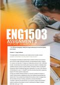 ENG1503 Assignment 1 Due 20 March  2026  -  Distinction Guaranteed   &lowbar;UNISA
