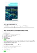 TEST BANK For Health Informatics&colon; An Interprofessional Approach 3rd Edition By Lynda R&period; Hardy &vert;All Chapters &lpar;1-33&rpar;&vert; Latest A&plus;